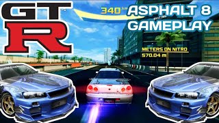 [Asphalt 8] THE KING OF JDM✓ (NISSAN SKYLINE GT-R R34) (GAMEPLAY)