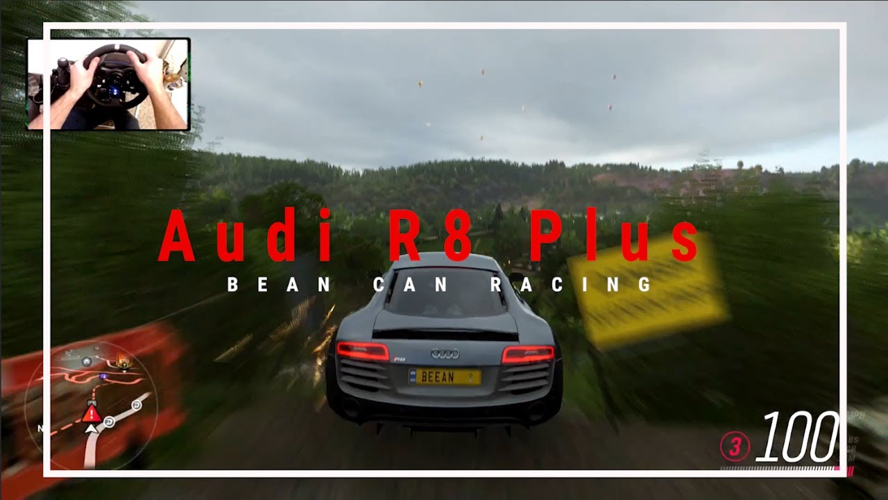 Audi R8 Crash landing