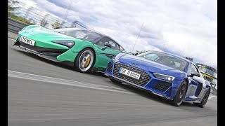 Audi R8 Performance vs McLaren 600LT