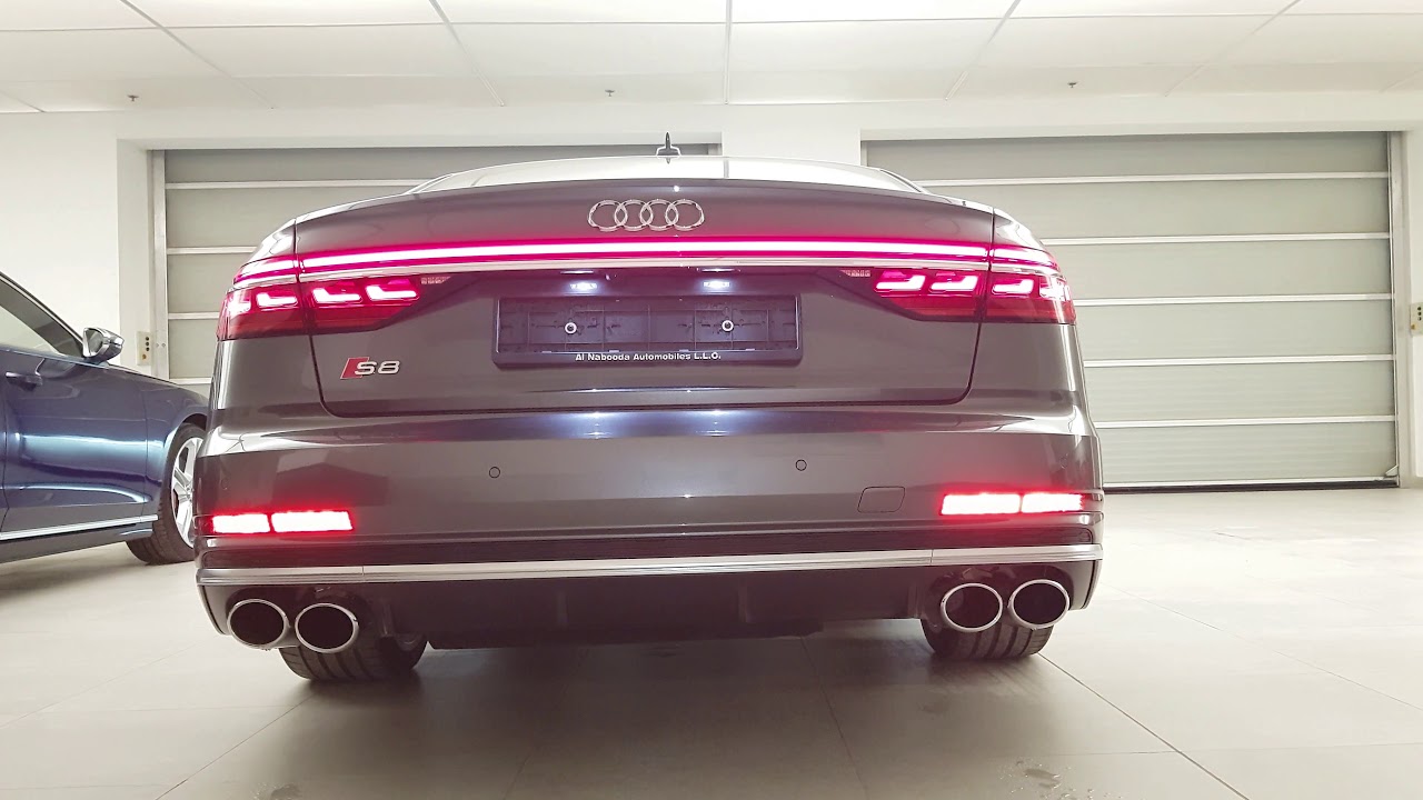 Audi S8 2020 in Dubai Exhaust Sound