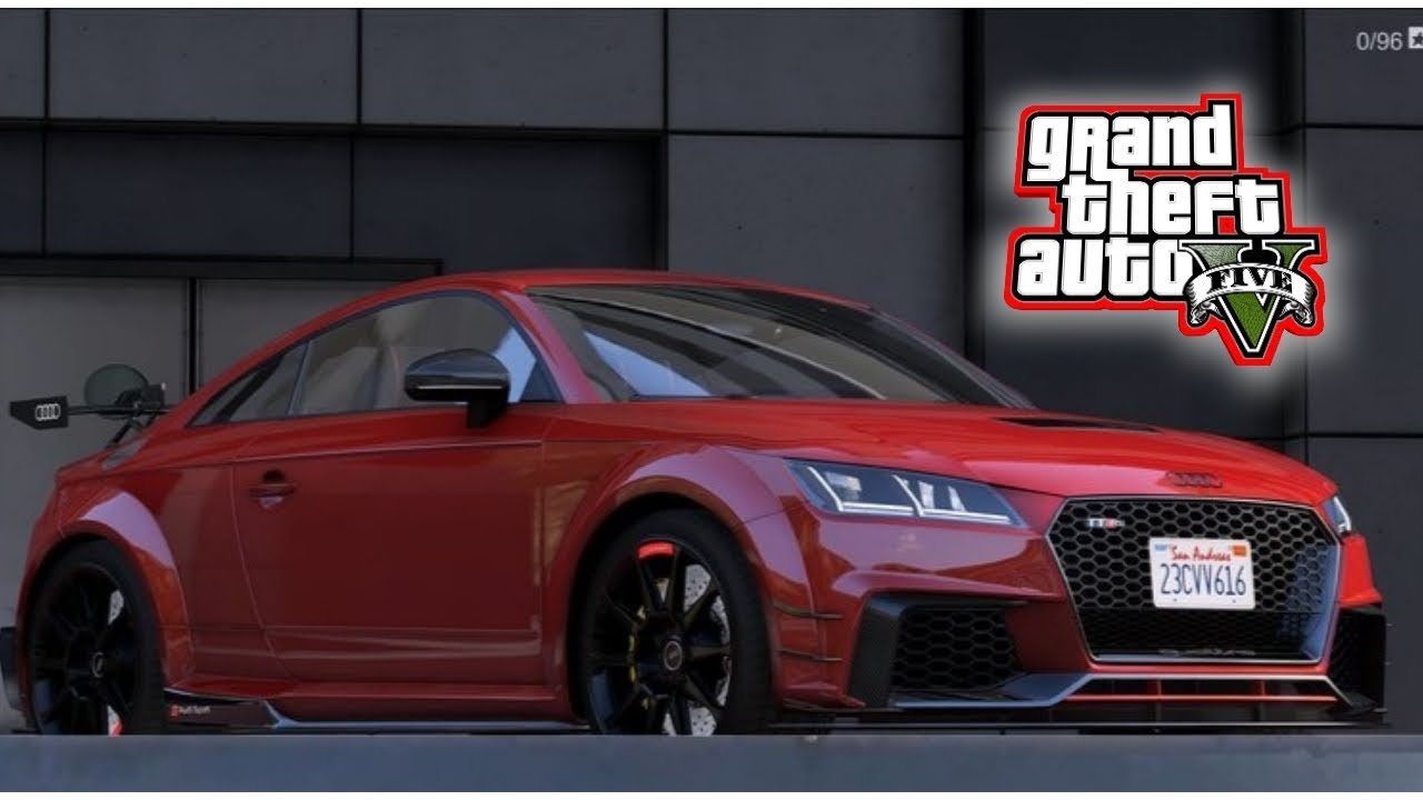 Audi TT-RS Gameplay GTA 5 Graphics – Ultra Realistic Graphics MOD PC