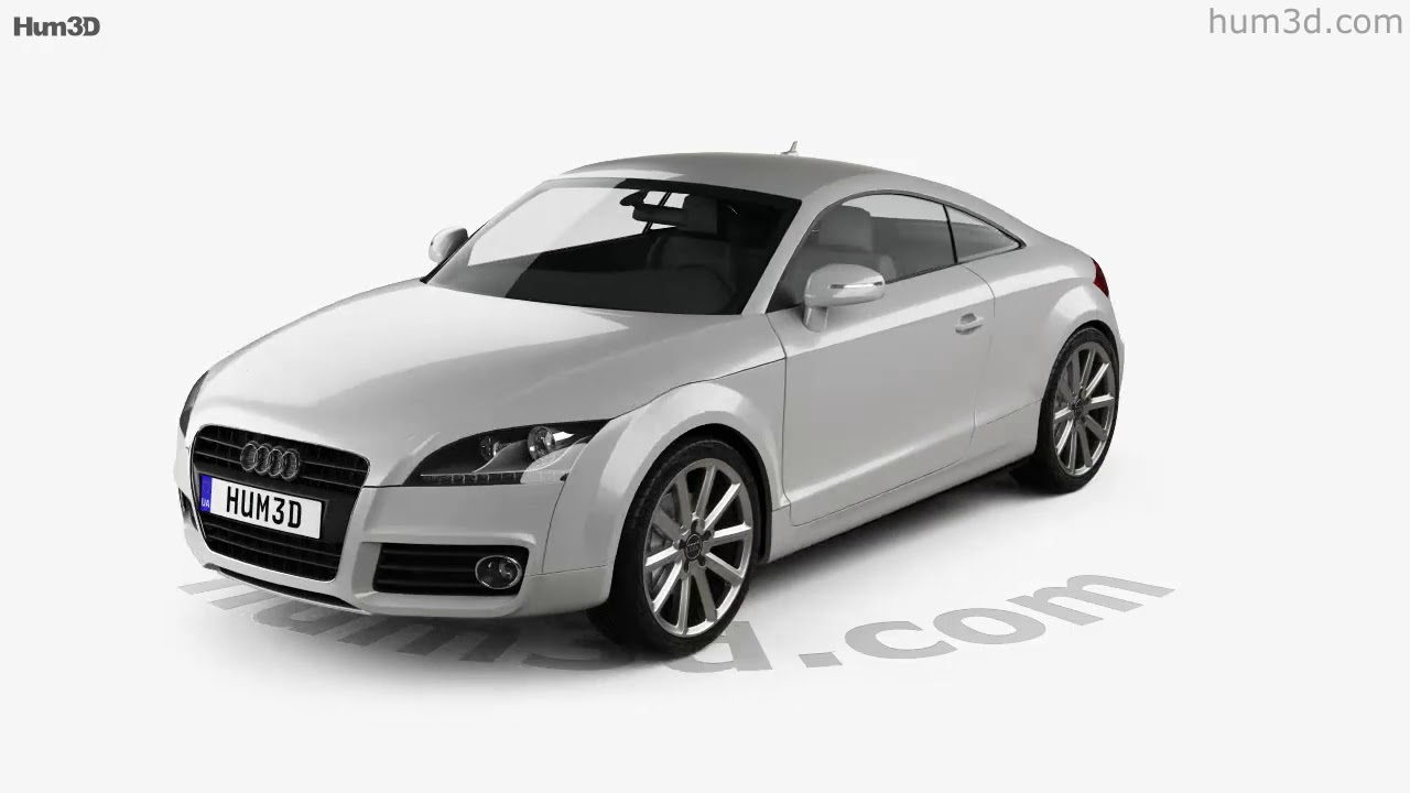 Audi TT coupe 2010 3D model by Hum3D.com