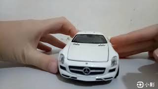 小林拍車頻道 BENZ SLS 聲光迴力車 四門可開 超仿真！！！