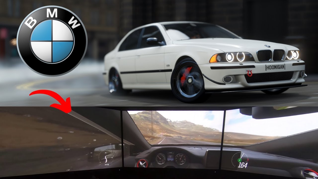 BMW E39 M5 POV – Forza Horizon 4 [Steering wheel – Triple screen – GoPro] Gameplay
