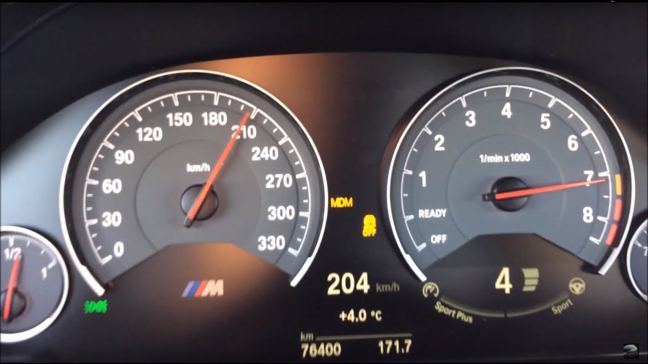 BMW M4 Acceleration Comparison Akrapovic Downpipes and Stock Downpipes Stock ECU Software