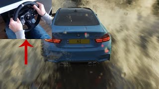 BMW M4 Coupe Forza Horizon 4 Fortune Island G29 Gameplay