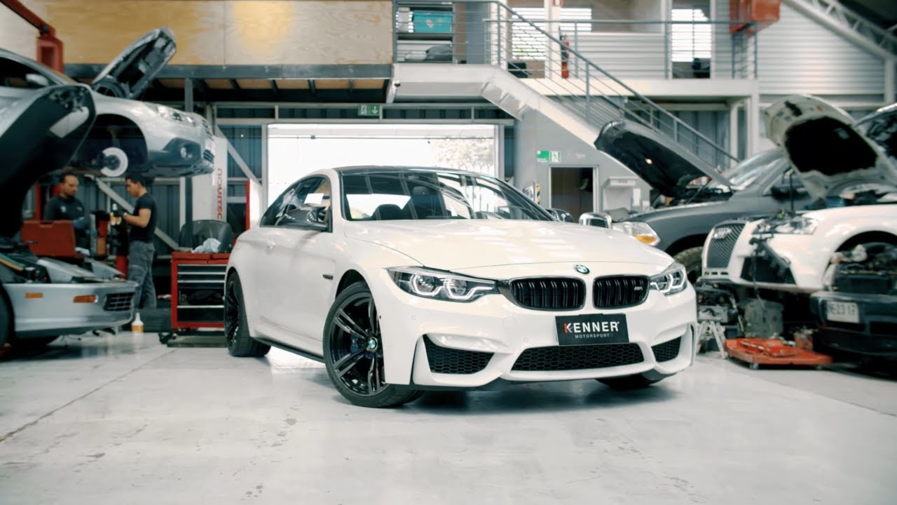 BMW M4 F82 Fi EXHAUST Cat-Back w/ Carbon Fiber Quad Tips X Kenner Motorsport
