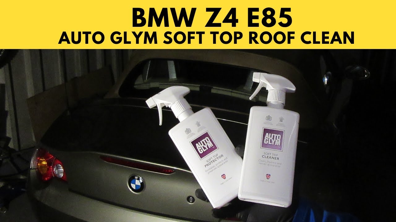 BMW Z4 E85 – Soft Top Roof Clean Part 9