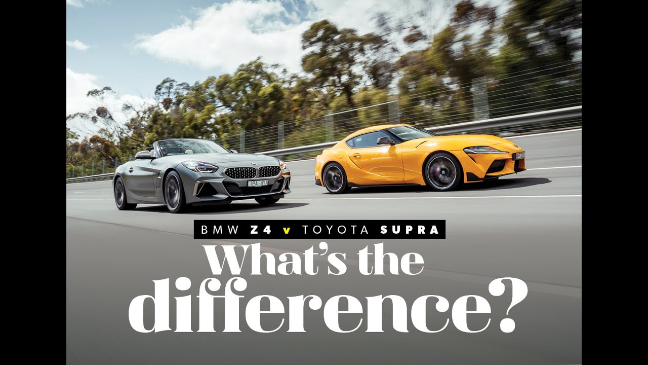 BMW Z4 vs Toyota Supra: can you spot the difference? | Wheels Australia