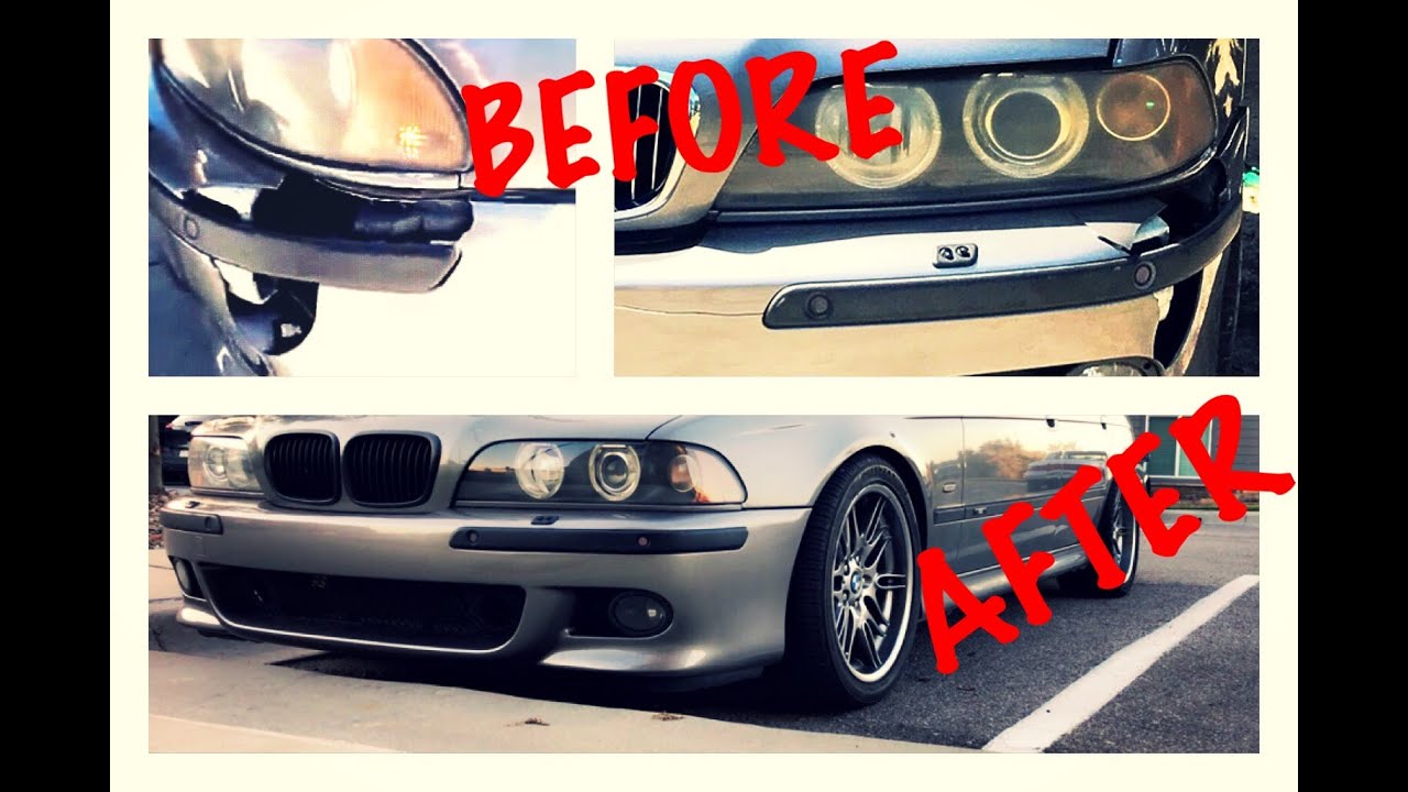 BMW e39 ///M5 Front Bumper RECONSTRUCTION !!!