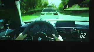 Bmw m4 crash into x5 slow speed