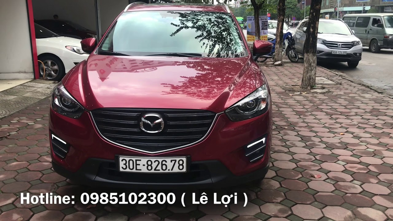 Bán mazda CX5 mầu đỏ biển Hà Nội một chủ từ đầu. Sản xuất 2017.