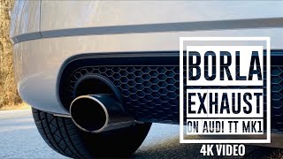 Borla Exhaust on an Audi TT MK1 8N – NEW VIDEO IN 4K