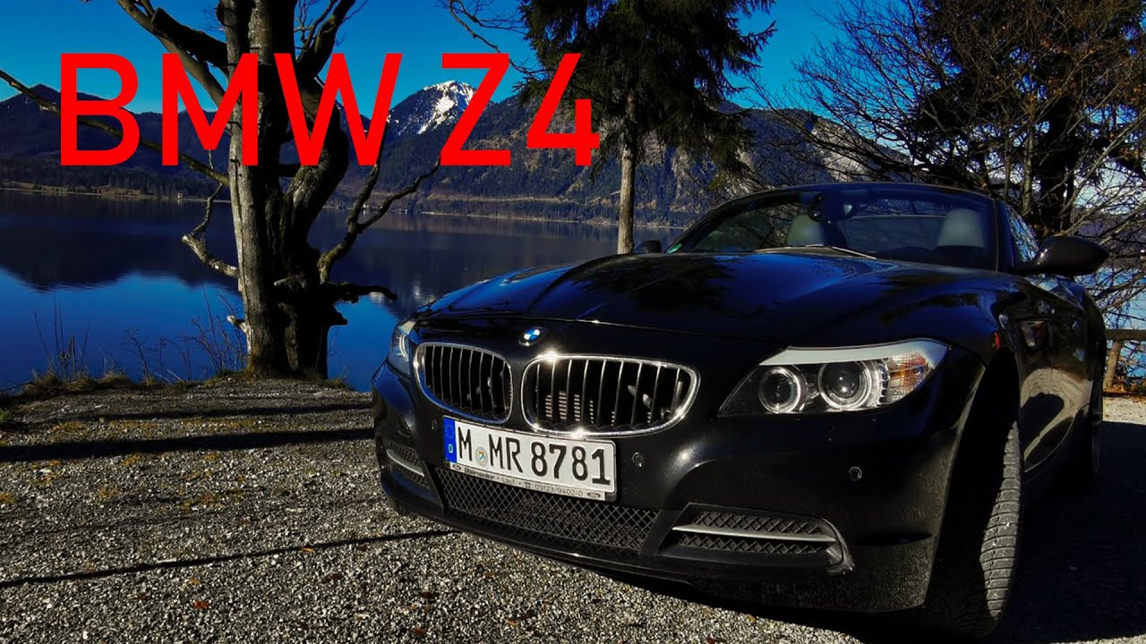 Cabrioträume im Winter. Der BMW Z4 in den Bayrischen Alpen.
