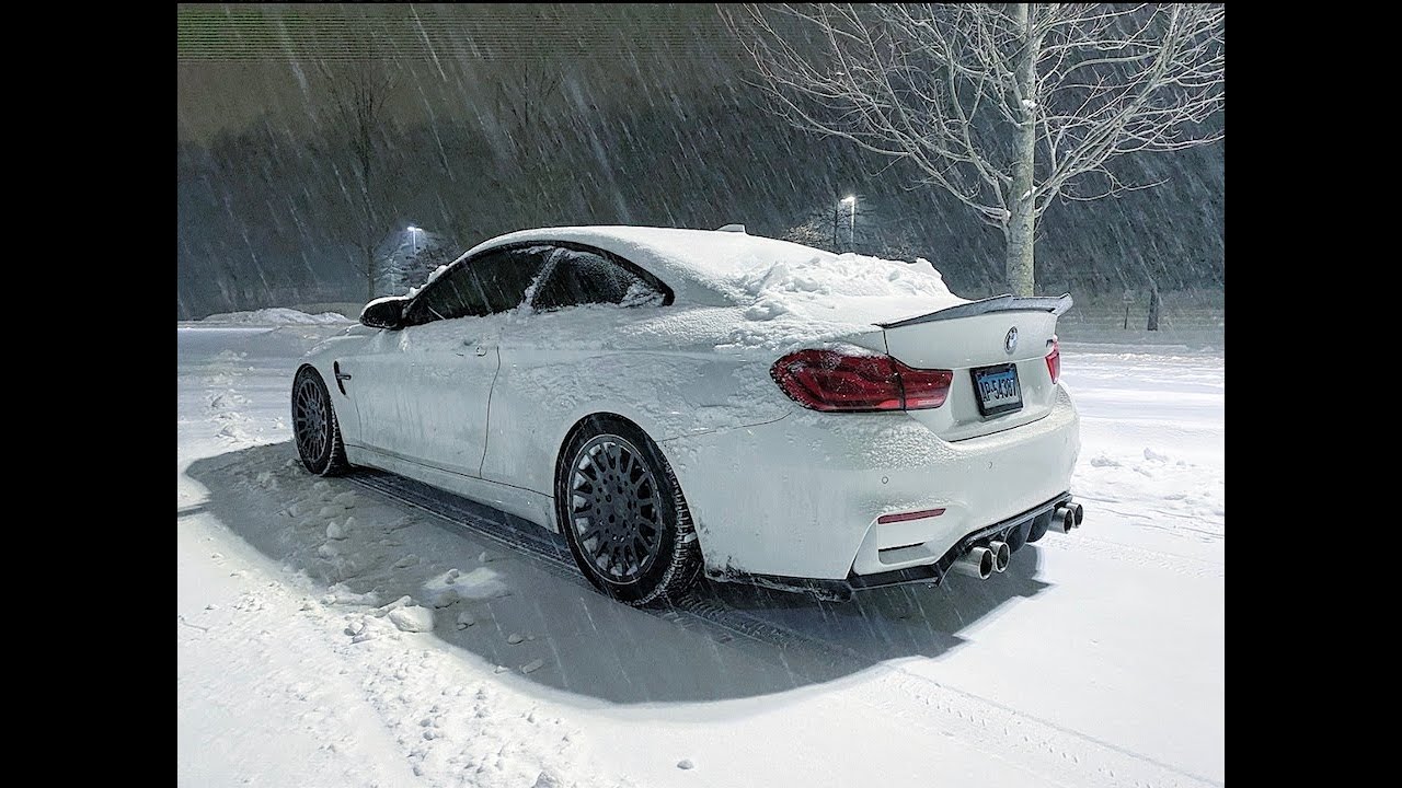 Can you drive a 550WHP BMW M4 in the snow?