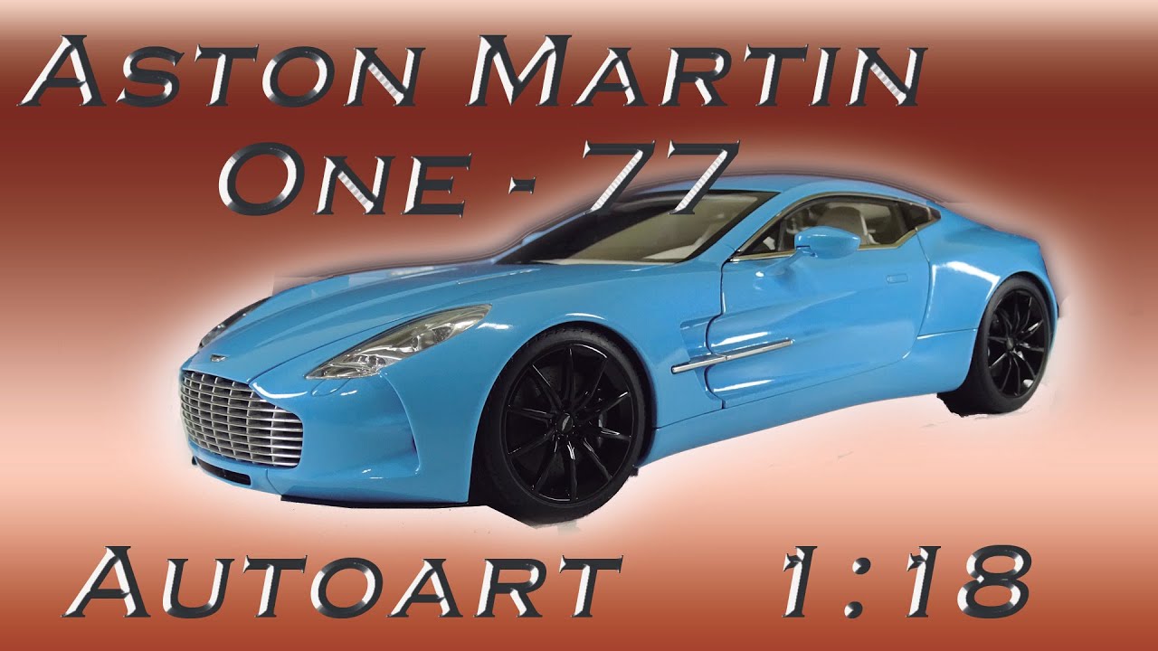 Detalhes da sensacional Aston Martin One-77 da Autoart