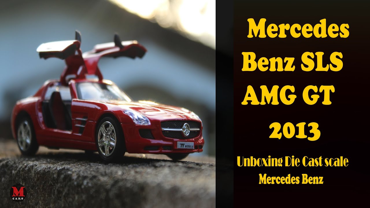Diecast Unboxing Mercedes – Benz SLS AMG GT 2013 | Die cast Scale Model Car | Atrust videos
