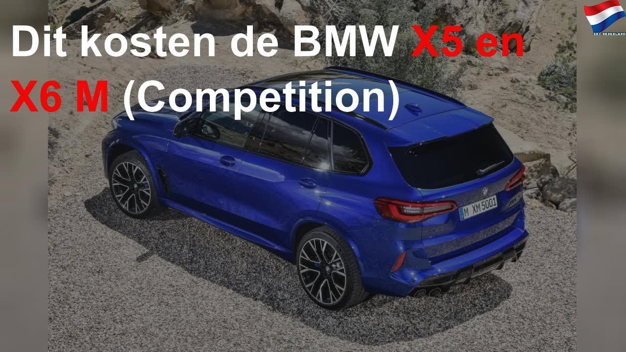 Dit kosten de BMW X5 en X6 M (Competition)