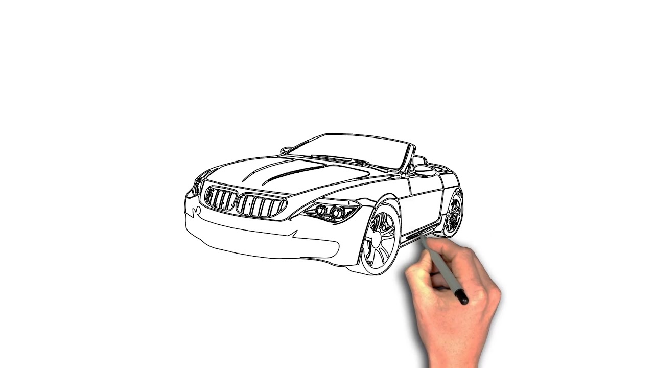 Drawing BMW  sketch