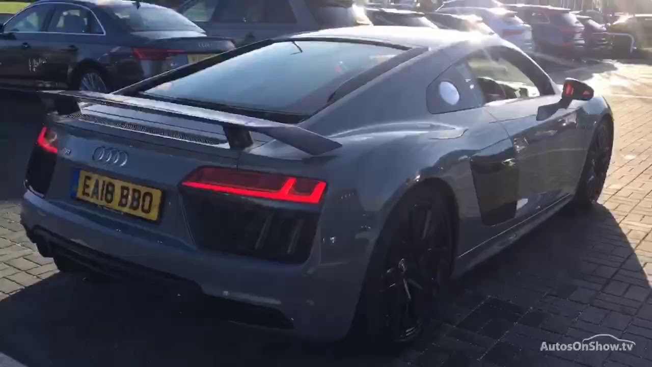 EA18BBO AUDI R8 V10 PLUS QUATTRO GREY 2018, Sytner Audi Harrogate