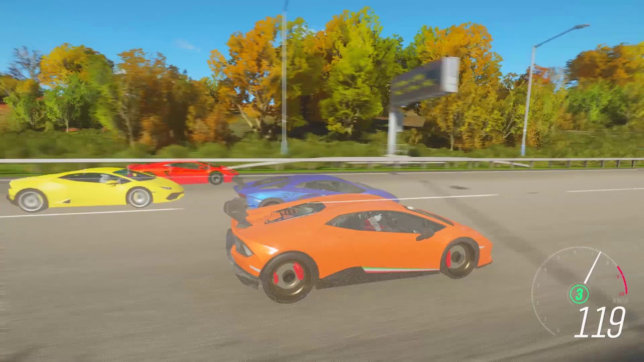 FH4 Drag Race | Huracan Performante vs Aventador SV vs Huracan LP 610-4 vs Aventador LP 700-4!