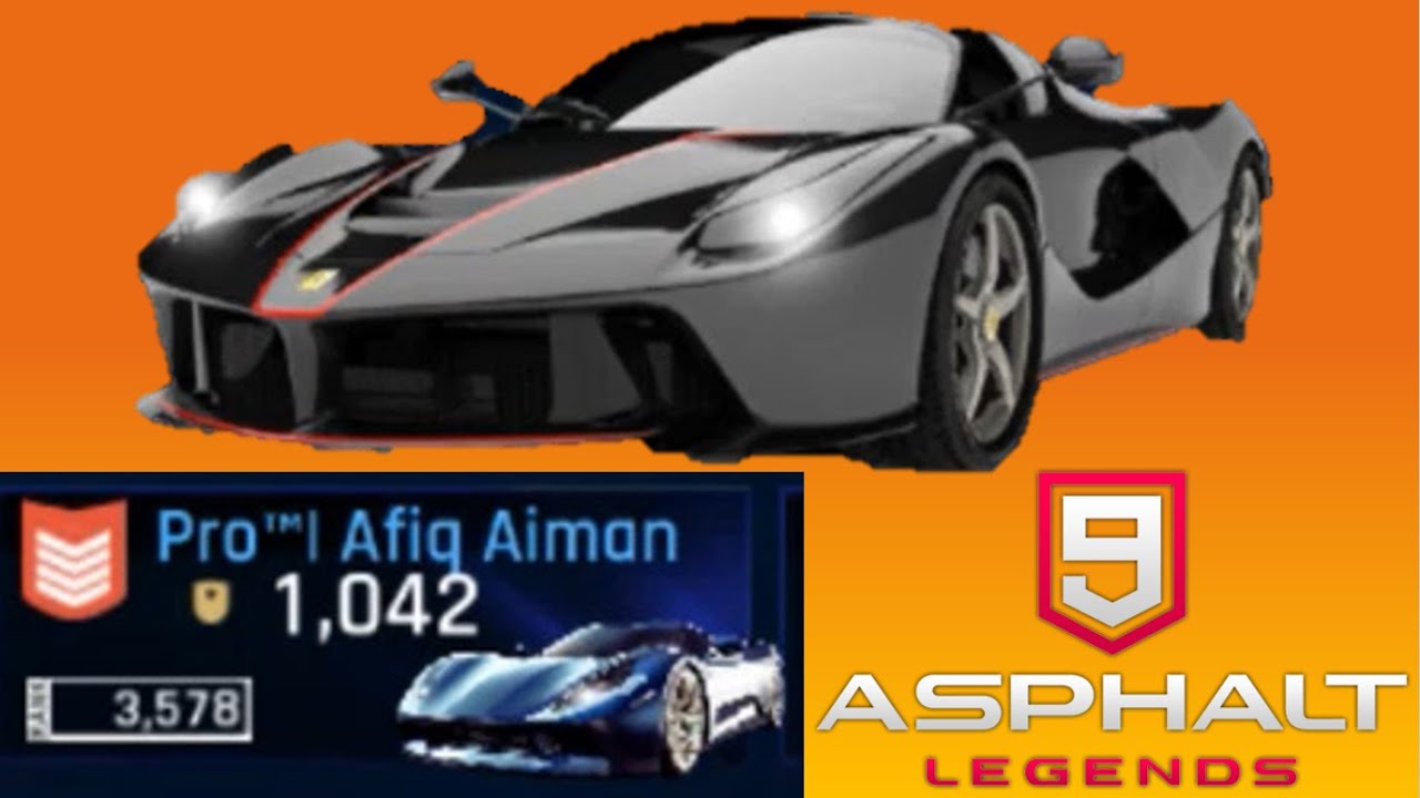 Fighting Afiq! [+Commentary] 1 Star LaFerrari Aperta Multiplayer - Asphalt 9