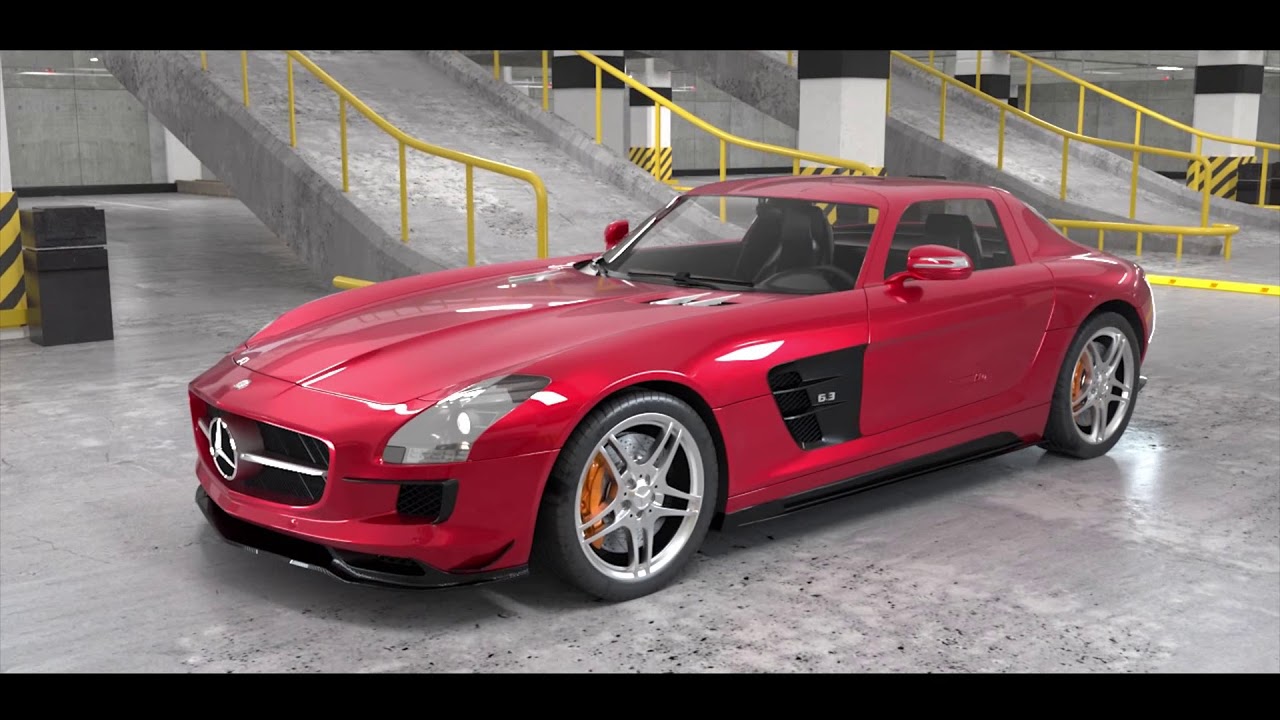 For Mercedes Benz SLS AMG Carbon Fiber Body Kits