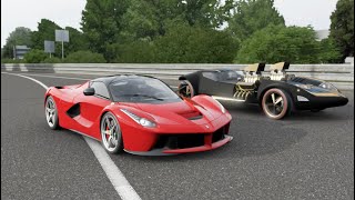 Forza 7 drag race| Ferrari laferrari vs hotwheels twin mill