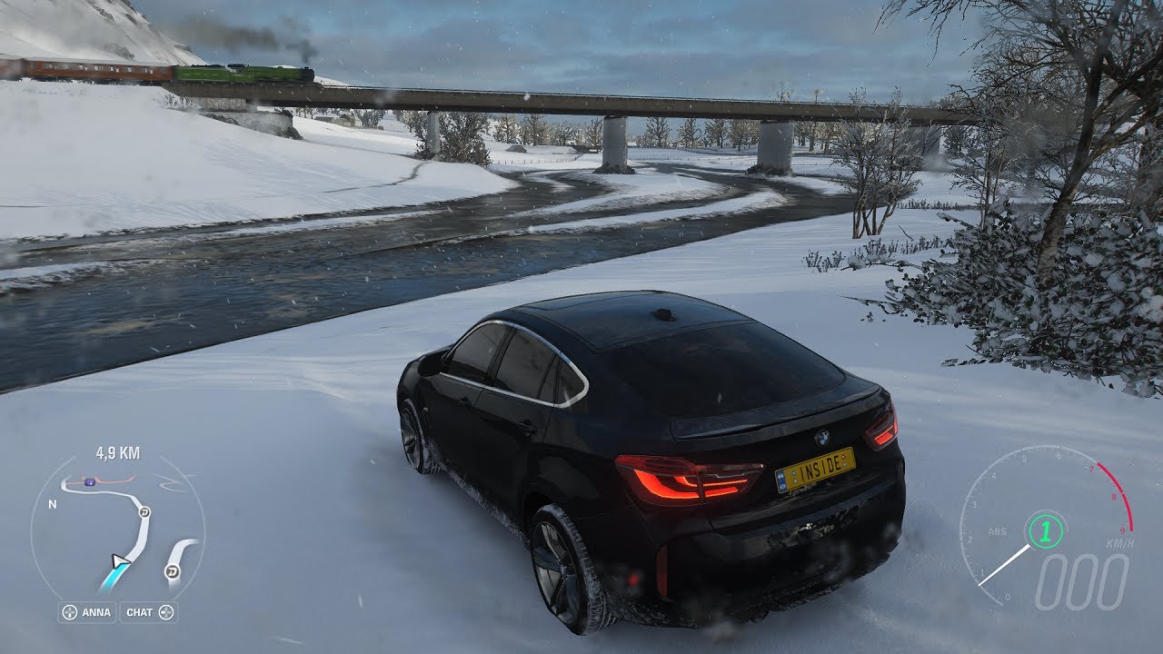 Forza Horizon 4 - 600HP BMW X6 M-Offroad-Winter -Snow-Gameplay-[HD]