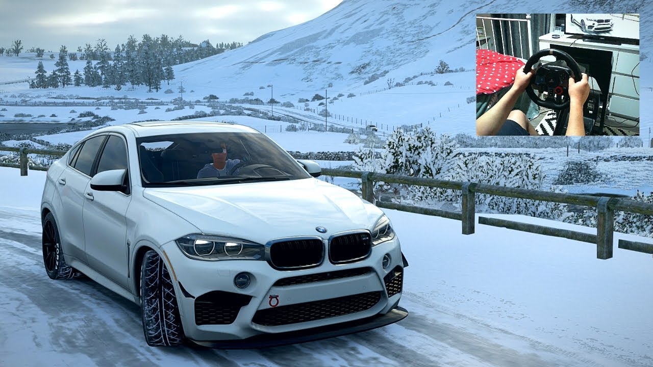 Forza Horizon 4 | Bmw X6 Stuck in Snow | Logitech G29 | H shifter | Gameplay