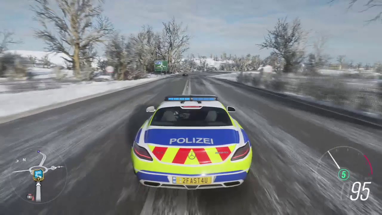 Forza Horizon 4 - Mercedes-Benz SLS AMG German Police Car