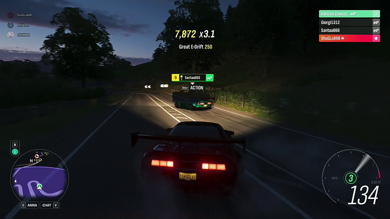 Forza Horizon 4 Night Drift Honda  NSX-R 1992