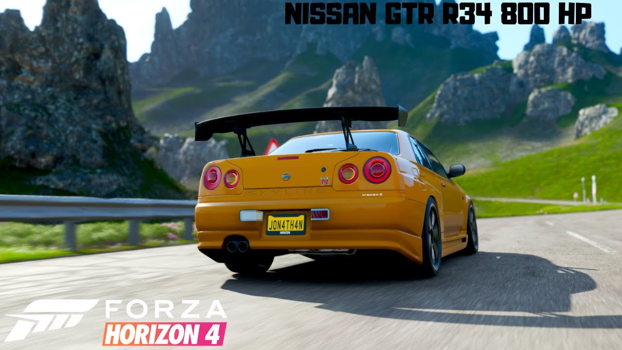 Forza Horizon 4 – Nissan Skyline GTR R34/The Ambassador/Cinematic
