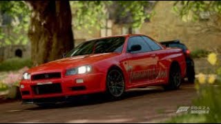 Forza Horizon Nissan GTR R34 Gameplay