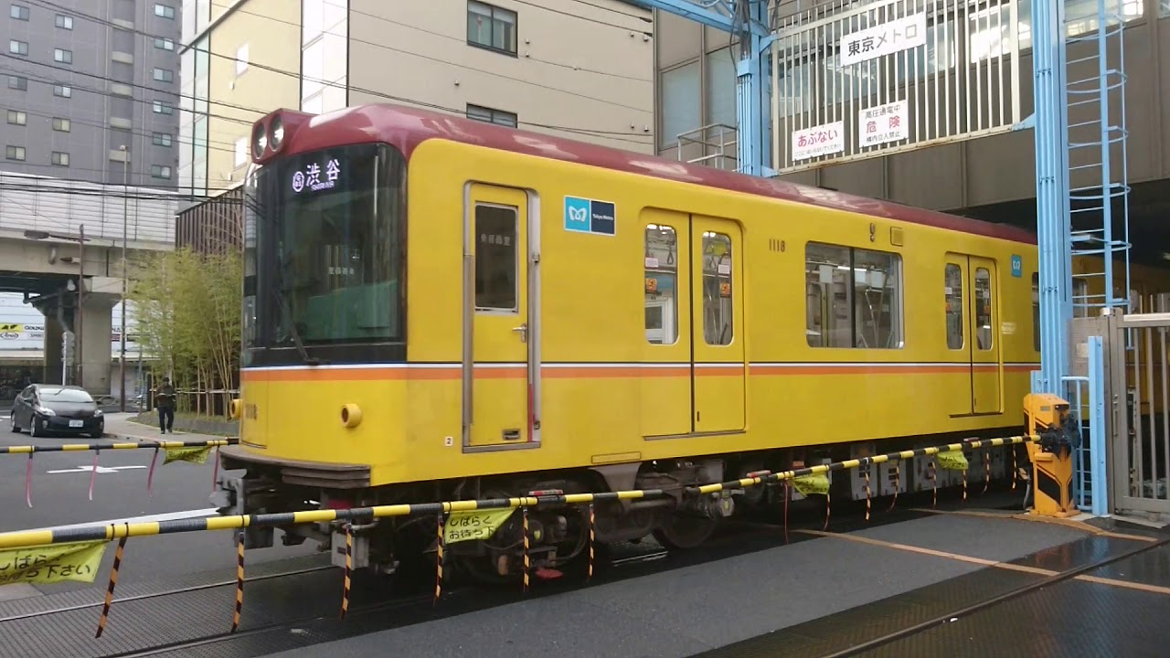 地下鉄なのに踏切があるG銀座線(05) @ 上野車検区