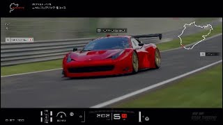 GTS ニュル北 VRタイムアタック フェラーリ 458 イタリア GT3