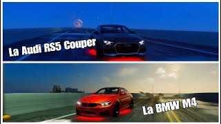 Gameplay de la BMW M4 et de la Audi RS5 Couper