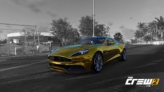 Golden Aston Martin Vanquish  (The Crew 2)