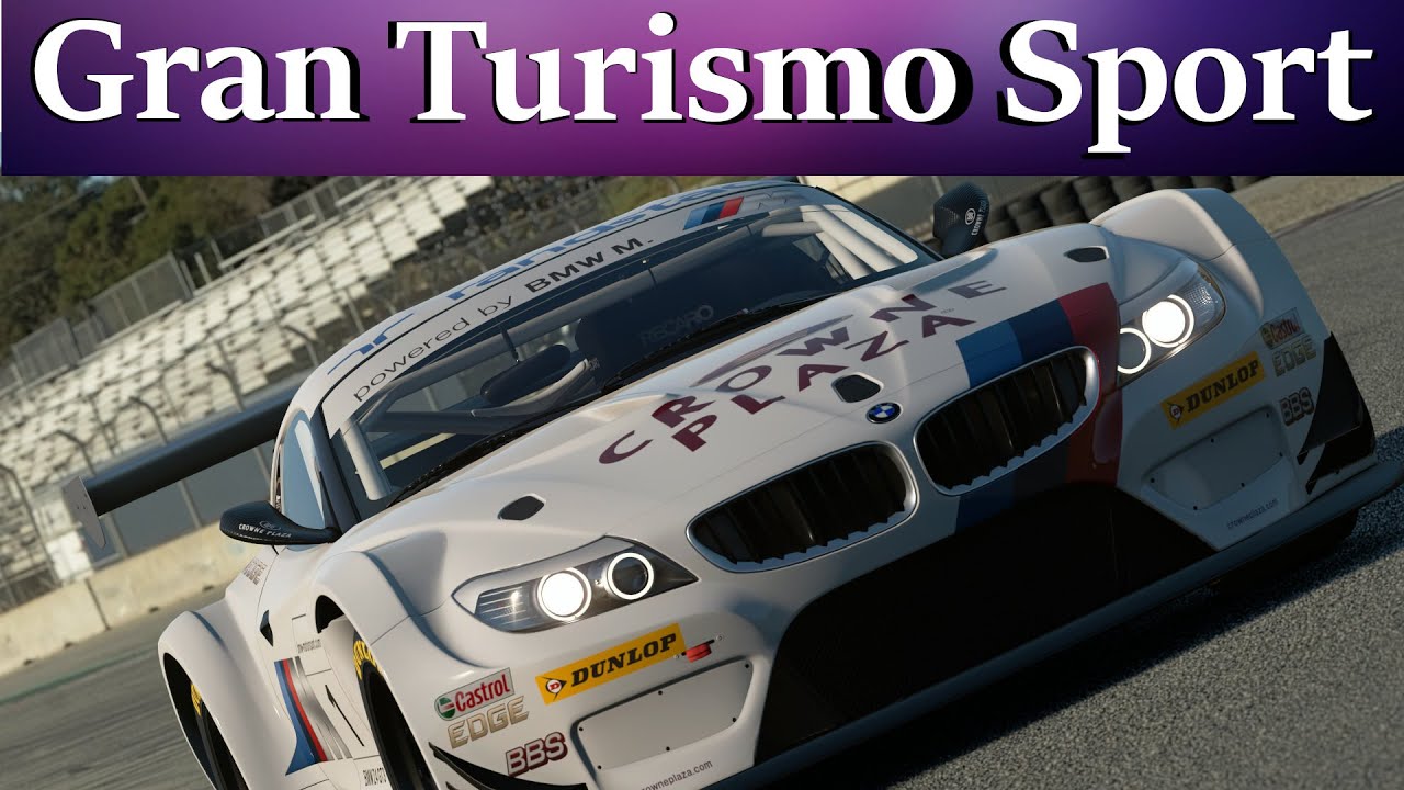 Gran Turismo Sport Daily Race #02 WeatherTech Raceway Laguna Seca BMW Z4 GT3 Broadcast