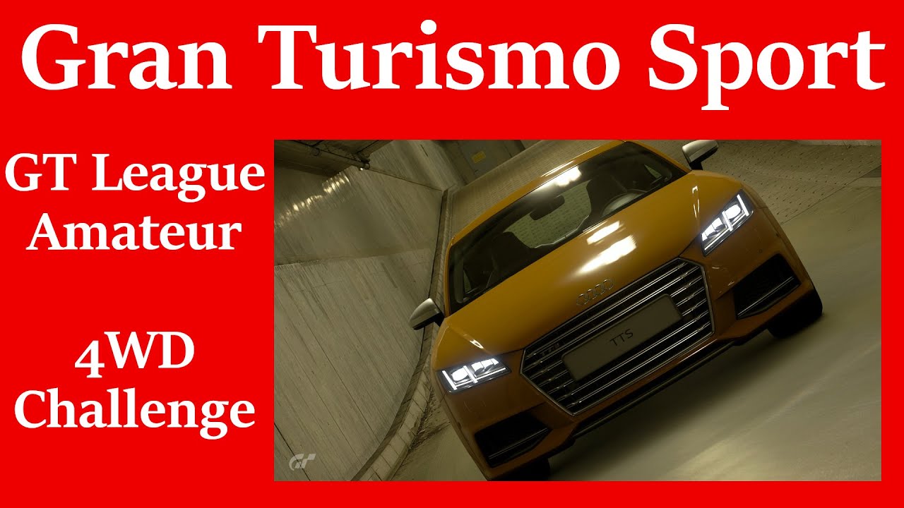 Gran Turismo Sport GT League Amateur 4WD Challenge Brands Hatch Audi TT Coupe Broadcast