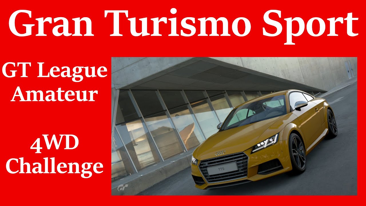 Gran Turismo Sport GT League Amateur 4WD Challenge Tokyo Expressway Audi TT Coupe Broadcast