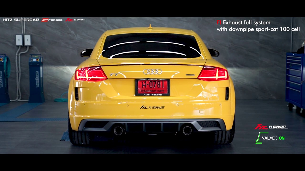 HITz SuperCar Audi TT mk3 with STR Forged Wheel, FI Exhaust