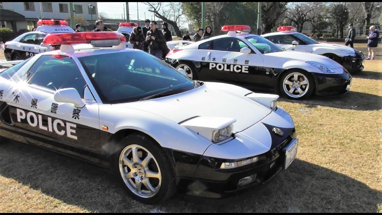 名車HONDA NSX高速パトカーも登場!! 栃木県警最速パト三銃士!! HONDA NSX & R35GTR HIGHWAY Police cars!!