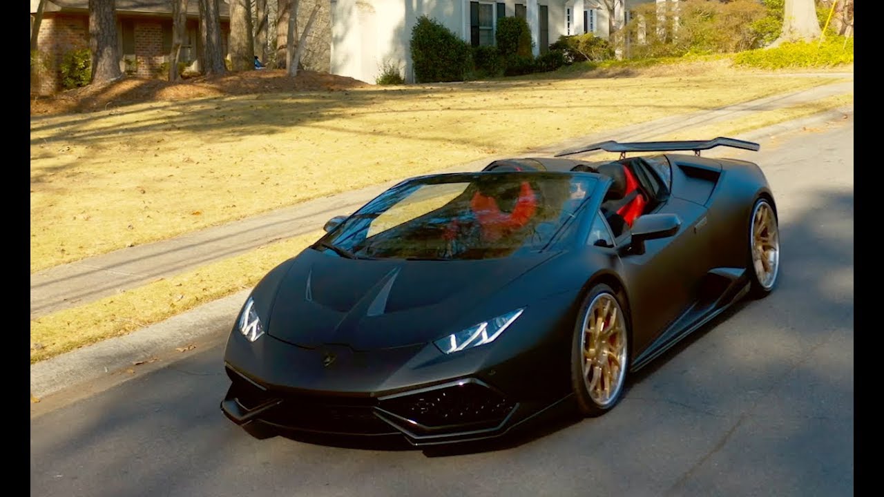 Heavy Acceleration with Pops and Bangs of Matt Kim’s Lamborghini Huracan lp610-4