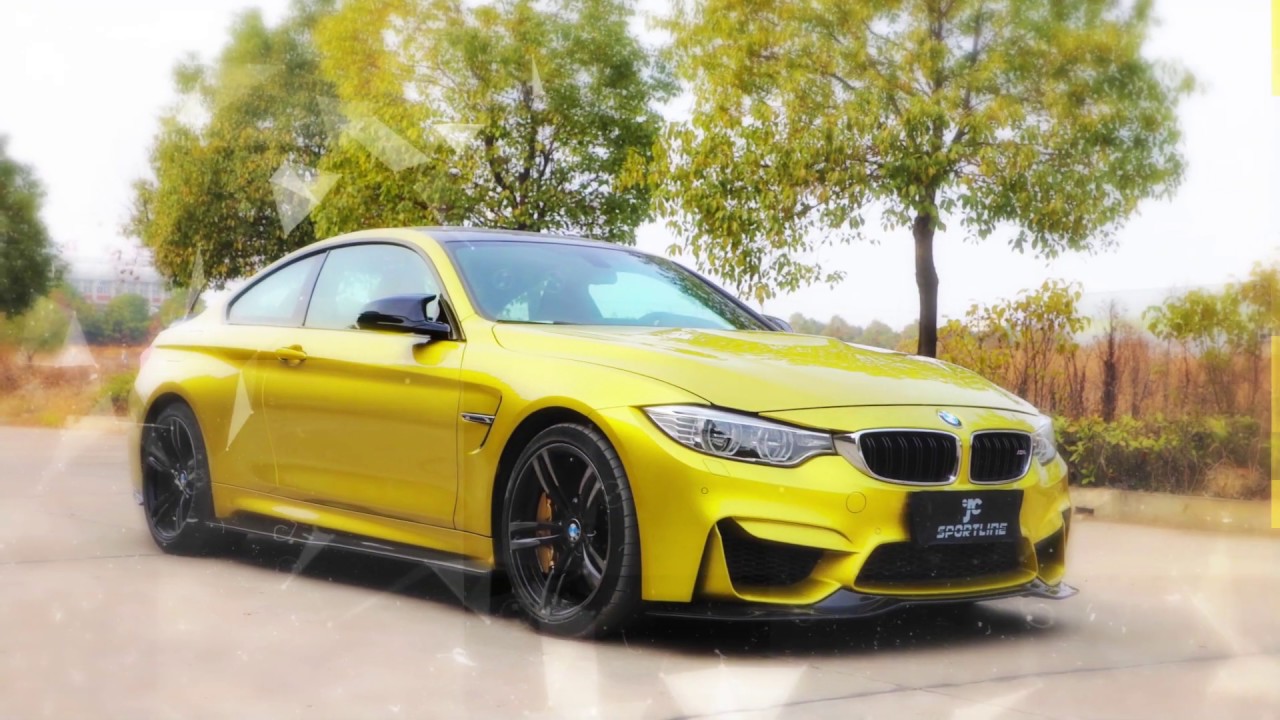How is the BMW M4 fitted with a carbon fiber body kit