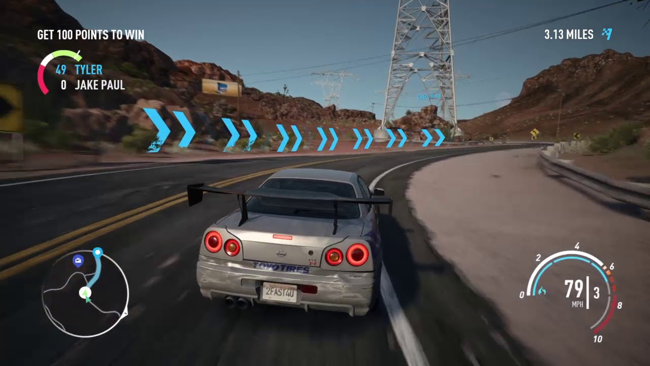 I beat jake paul with my nissan skyline gtr r34