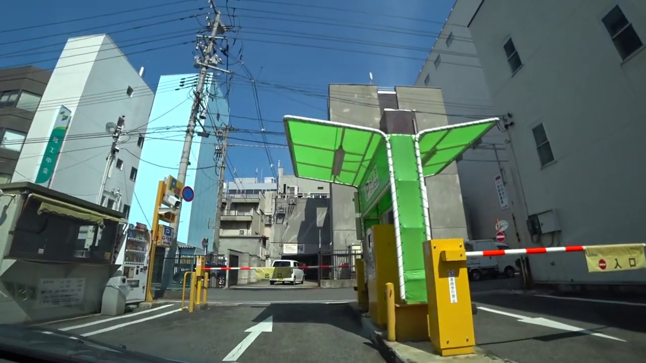 ヨシダパーキング 平面駐車場(入庫⇒出庫)山形県山形市【車載動画】JAPAN Parking Lot