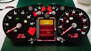 Just another Audi TT instrument cluster with faulty MCU – funny