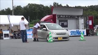 【KCAR S1☆GP①】 ダイハツ ミラ 車高短 シャコタン Lowered exhaust Lo