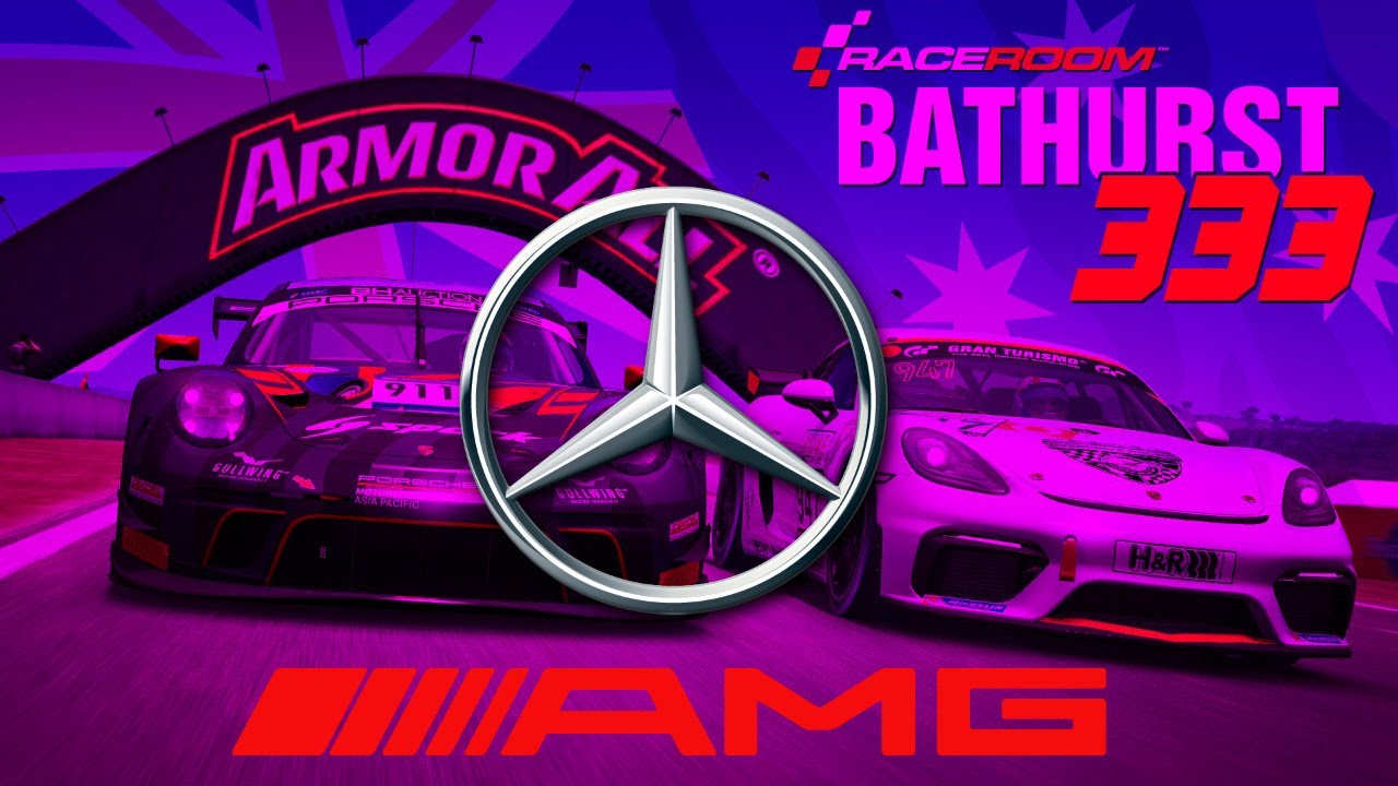 MERCEDES BENZ SLS AMG CLASIFICATORIO  BATHURST 333 #RACEROOM #THRUSTMASTER #T300 #VR #OCULUS